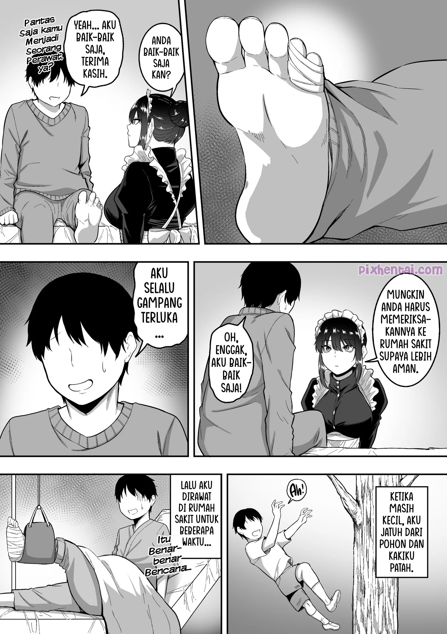 Komik hentai xxx manga sex bokep Maid no Shirasaki-san ni Gohoushi Shite Morau Hanashi part 2 page 19